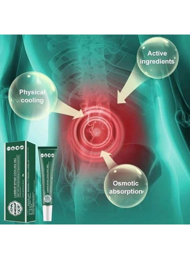 APGAR Lumbar Cold Compress Gel for Back Pain Relief 20g, Cooling Therapy Gel for Spine, Knee, Shoulder and Joint Pain, Traditional Herbal Cooling Formula - Image 3